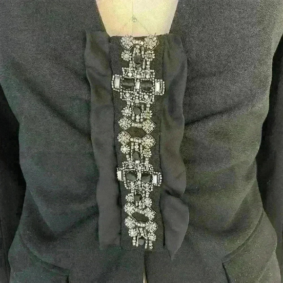 Valentino  Embellished Vintage Evening Jacket Size 8 - Picture 6 of 8